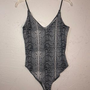 Snake skin body suit